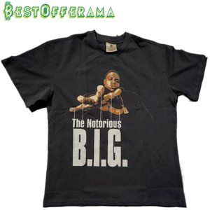 VINTAGE Winterland Biggie Smalls T-Shirt Tee Notorious B.I.G. Puppet Strings 90s